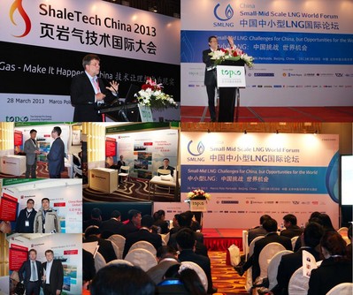 Top left: Mr. Graham Hill, Senior Vice President - Hydrocarbons, Asia Pacific, WorleyParsons, spoke at the forum; Top right: Mr. Tom Liao, General Manger of China Sourcing Hub, WorleyParsons China, invited as the Host at the forum