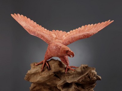 Chii Lih Coral - "Fly High" Exquisite art, beautiful treasure from precious Coral